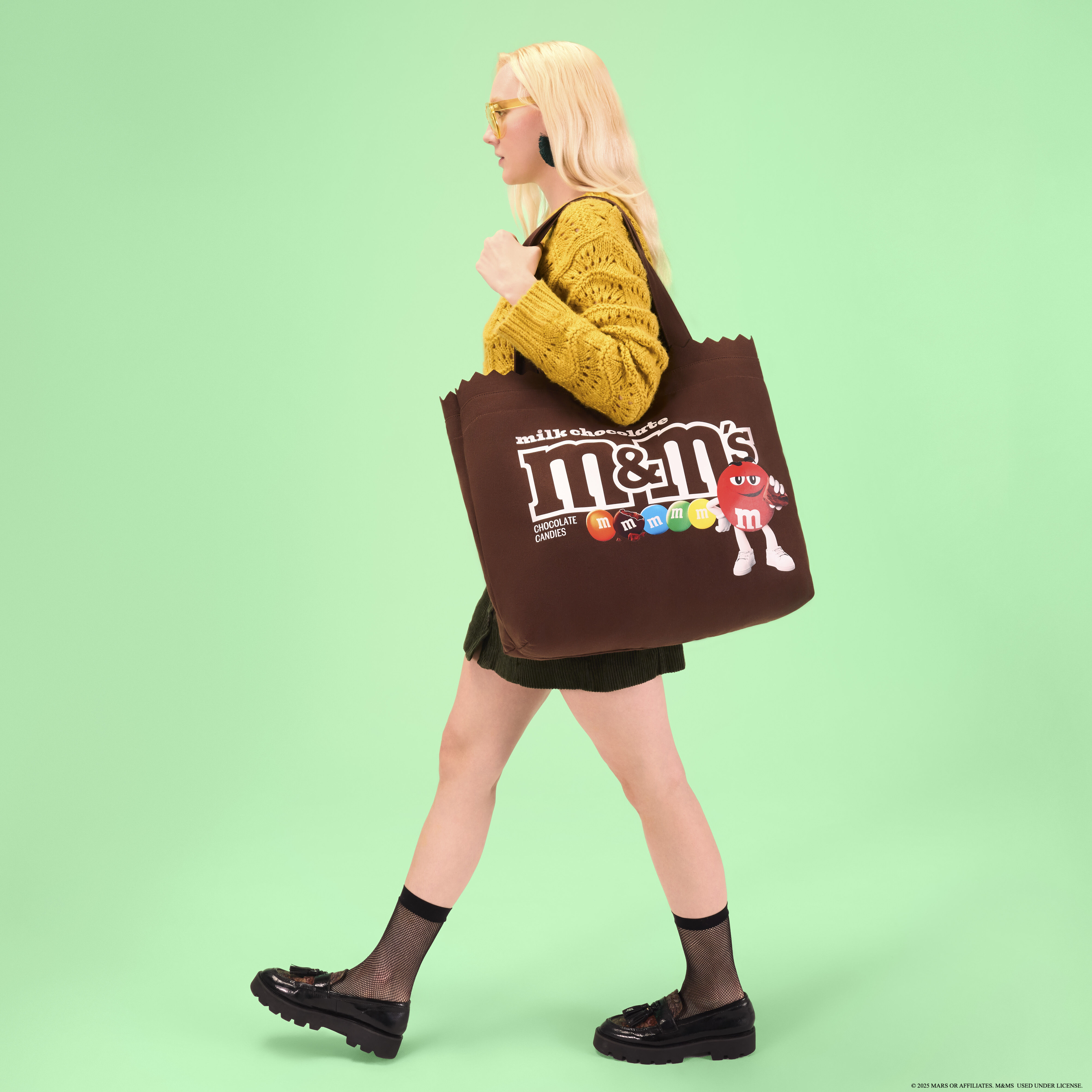Loungefly x M&M'S Oversized Canvas Tote Bag | Loungefly
